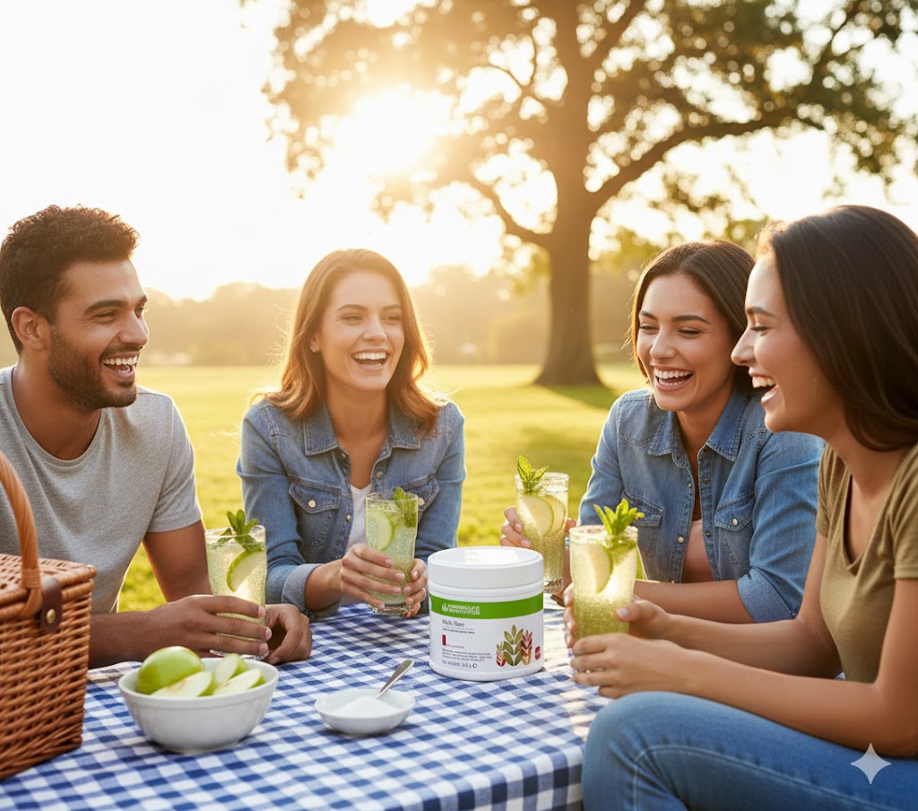 Herbalife Multi-Fiber Elma Aromalı - Lifli İçecek Tozu 204g