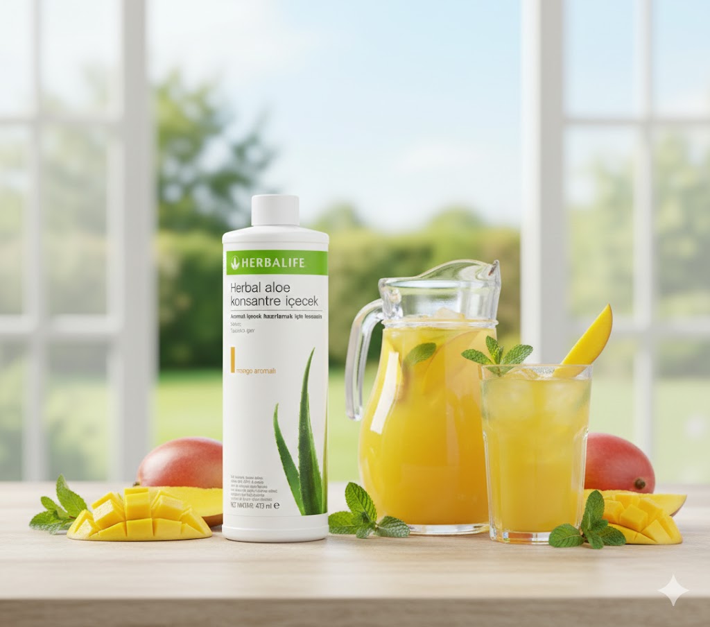 Herbalife Herbal Aloe Konsantre Mango Aromalı İçecek 473ml