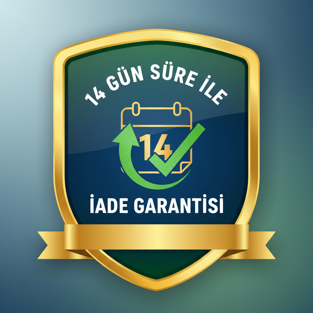 14 GÜN SÜRE İLE İADE GARANTİSİ