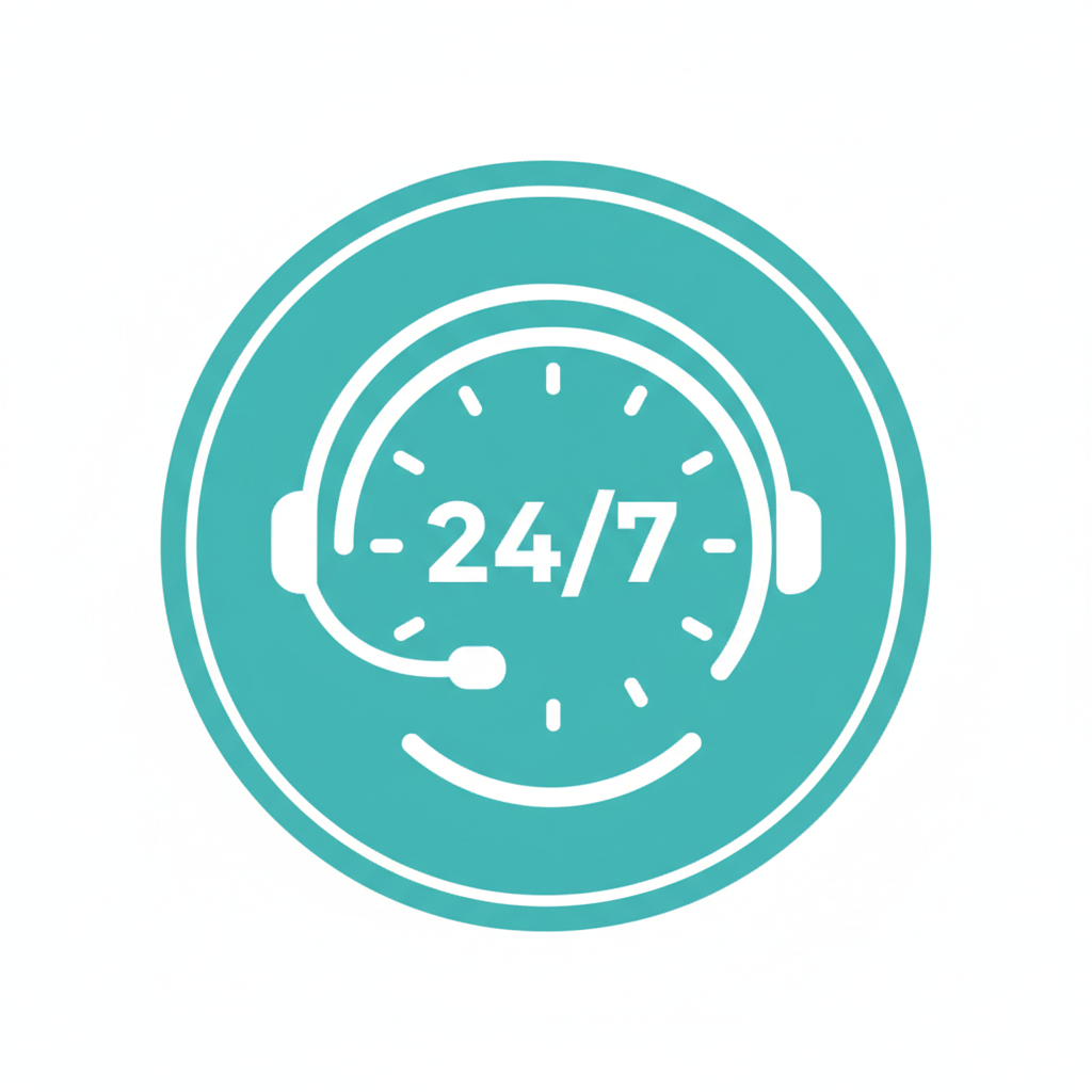 7/24 SAAT DESTEK GÖRSELİ