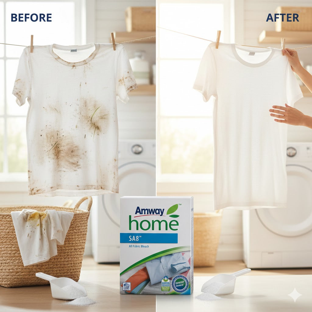 Amway SA8 Her Cins Kumaş Beyazlatıcısı 1kg - Güçlü Beyazlatma