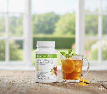Herbalife Bitkisel Konsantre Limonlu Çay 51g - Enerji İçeceği