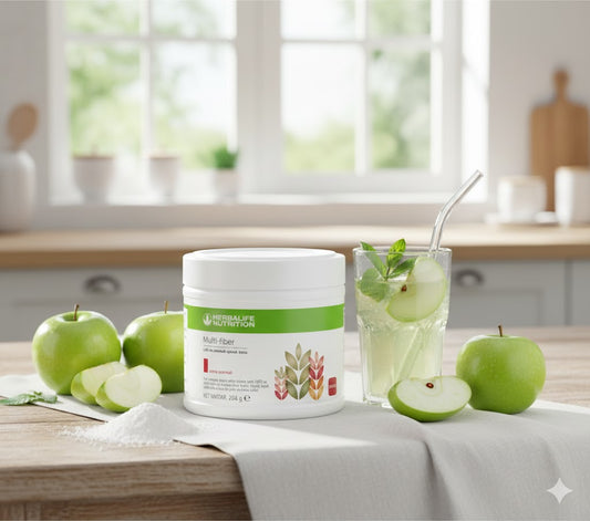 Herbalife Multi-Fiber Elma Aromalı - Lifli İçecek Tozu 204g